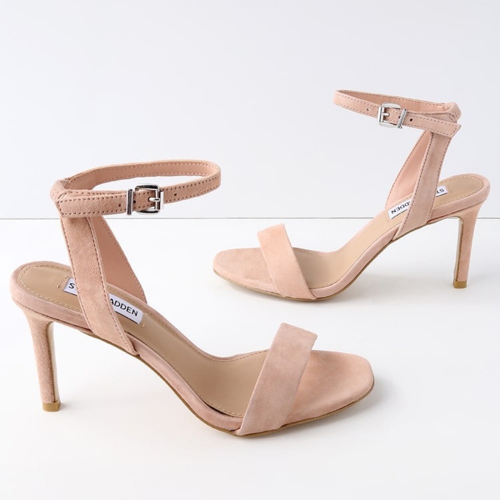 Steve Madden Faith Suede Ankle Strap Heel. Size 8.